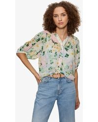 Sanctuary - Button-front Detachable Cami Blouse - Lyst