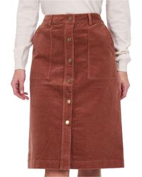 barbour denim skirt