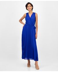 Sandra Darren - Sleeveless Pleated Maxi Dress - Lyst