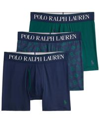 Polo Ralph Lauren - 3-pack Cooling Microfiber Elastic Waist Boxer Briefs - Lyst