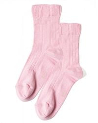 Stems - Dream Sleep Striped Crew Socks - Lyst