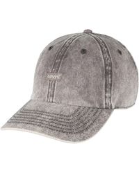 Levi's - Snow Washed Batwing Logo Baseball Hat - Lyst