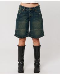 A.Brand - Jort Engineered baggy Low Rise Denim Shorts - Lyst
