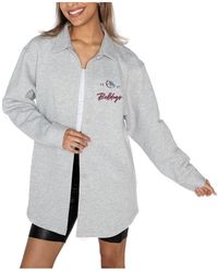 Gameday Couture - Gonzaga Bulldogs Foundation Full-button Long Sleeve Overshirt Top - Lyst