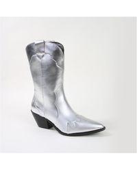 BERNESS - Kitty Western Mid-calf Boots - Lyst