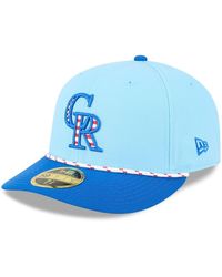 KTZ - Light Blue/blue Baltimore Orioles 2025 Fourth Of July Low Profile 59fifty Fitted Hat - Lyst