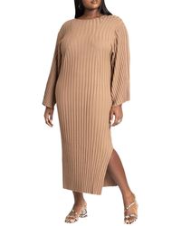 Eloquii - Plus Size Wide Sleeve Maxi Sweater Dress - Lyst