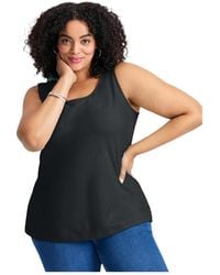 Avenue - Plus Size Basic Layering Tank - Lyst
