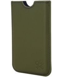 Token Leather Iphone Case - Green