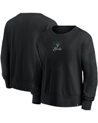 Fanatics - Milwaukee Bucks Oversized Game Day Pullover Sweatshirt - Lyst