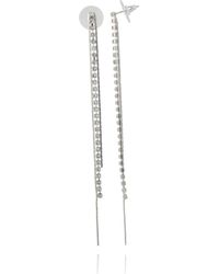 BCBGeneration - Chain Fringe Long Drop Earrings - Lyst