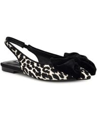 Nine West - Junnie Bow Slingback Dress Flats - Lyst