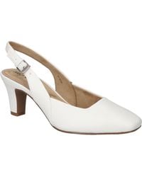 Easy Street - Ritsa Square Toe Slingback Pumps - Lyst
