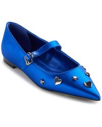 Karl Lagerfeld - Paris Veyda Pointed Toe Mary Jane Flat With Pins Sandal - Lyst