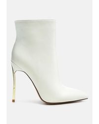 LONDON RAG - Siren Patent Faux Leather Bootie - Lyst