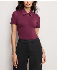 GOOD AMERICAN - Weightless Scuba Collared Zip-up Bodysuit - Lyst