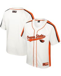 Colosseum Athletics - Distressed Oregon State Beavers Ruth Button-up Baseball Jersey - Lyst