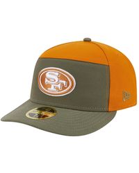 KTZ - Â Olive/brown San Francisco 49ers Two-tone Color Pack Split Panel 59fifty Fitted Hat - Lyst