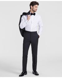 BOSS - Hugo By Modern-fit Wool Blend Super Flex Stretch Tuxedo Pant - Lyst