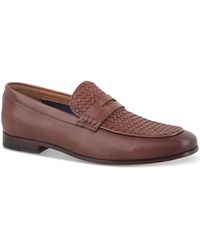 BarIII - Beau Basketweave Apron Toe Penny Loafers - Lyst