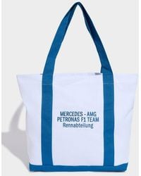 adidas - Mercedes-amg Petronas F1 Team Blue Wonder Tote Bag - Lyst