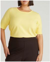 UNIVERSAL STANDARD - Plus Size Savvy Fine Knit Sweater Top - Lyst