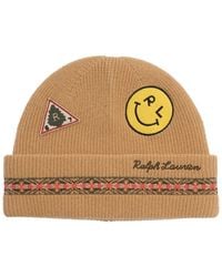 Polo Ralph Lauren - Taslan Patch Beanie Hat - Lyst