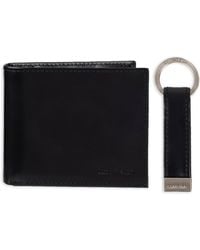 Calvin Klein - Rfid Passcase Wallet & Key Fob Set - Lyst