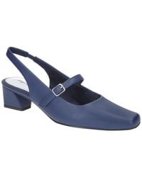 Easy Street - Cameo Square Toe Slingback Pumps - Lyst