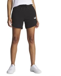 PUMA - High-rise French Terry Shorts - Lyst