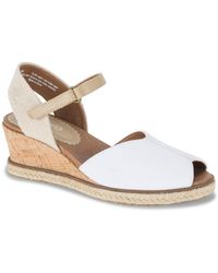 BareTraps - Odetta Peep Toe Espadrille Wedge Sandals - Lyst