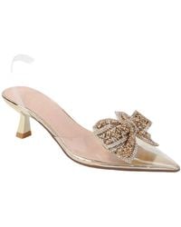 BERNESS - Ninetta Clear Slingback Heels - Lyst