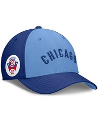 Nike - Royal/light Blue Chicago Cubs Rise Swoosh Performance Flex Hat - Lyst