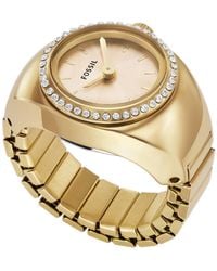 Fossil - Watch Ring Two-hand Stainless Steel 15mm - Lyst