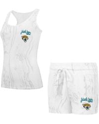 Concepts Sport - Jacksonville Jaguars Quartz Hacci Knit Tank Top Shorts Sleep Set - Lyst