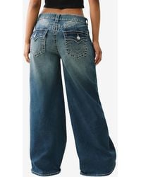 【TRUE RELIGION】★ジーンズ★ MIKEY BIG T FLAP DRAGON 32IN True Religion Mikey Big T Flap Jean Dragon 32in in Blue | Lyst