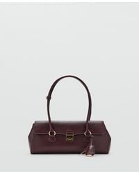 Mango - Flap City Shoulder Bag - Lyst