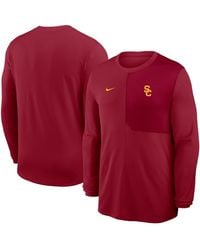 Nike - Alabama Tide 2025 Sideline Coach Uv Performance Long Sleeve T-shirt - Lyst