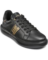 Karl Lagerfeld - Side Logo Plain Toe Sneakers - Lyst