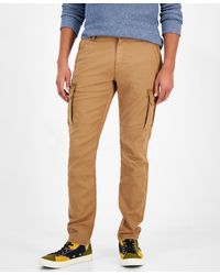 Sun & Stone - Sun + Stone Garment-dyed Straight-fit Morrison Tapered Cargo Pants - Lyst