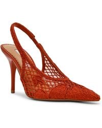 Steve Madden - Andromeda-c Crochet Pointed Toe Slingback Pumps - Lyst