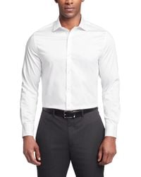 Tommy Hilfiger - Flex Regular Fit Wrinkle Free Stretch Twill Dress Shirt - Lyst