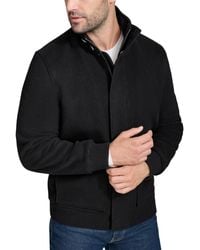 Cole Haan - Stand-collar Long-sleeve Bomber Jacket - Lyst