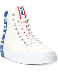 polo high top sneakers