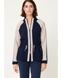 Olsen - Jersey Knit Zip Front Jacket - Lyst