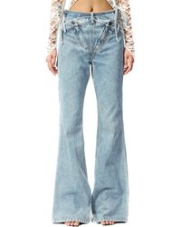 MARRKNULL - Blue Long Jeans - Lyst