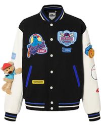 cookie monster varsity jacket