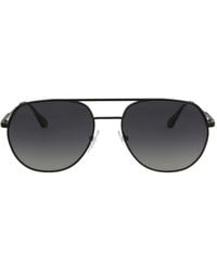 Prada Aviator-style Metal Sunglasses - Black