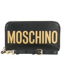 moschino leather wallet