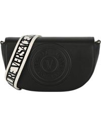 Versace Jeans Couture Logo Shoulder Bag - Black